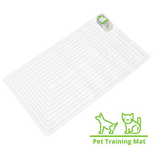Product Cover penobon Pet Shock Mat, Training Mats for Cats Dogs Keeping Cats Dogs Off Furniture Counter Sofa, Indoor Outdoor Scat Pet Mat with 3 Training Modes, Safe Dog Repellent Mat 30x16 Inch