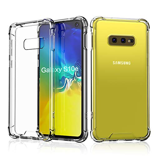 Product Cover SmartDevil Crystal Clear Case for Samsung Galaxy S10e,Soft TPU Frame [Non-Slip]+High Hardness PC Back Cover [Anti-Oxidation] for Samsung Galaxy s10e, Clear