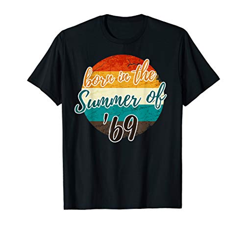 Product Cover 51th Birthday Summer of 69 T Shirt Gift Mom Dad Vintage T-Shirt