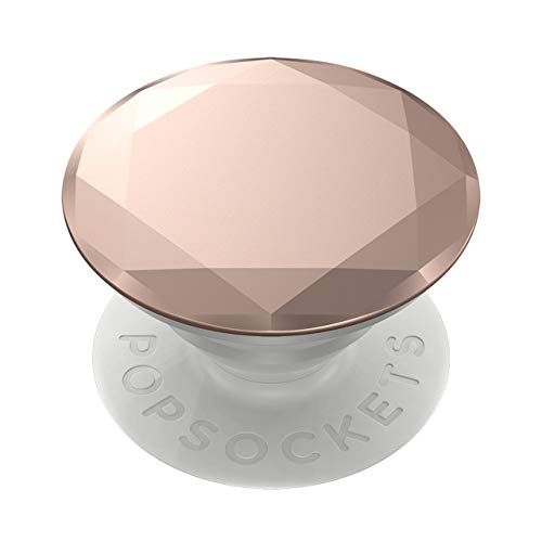 Product Cover PopSockets: PopGrip with Swappable Top for Phones & Tablets - Metallic Diamond Rose Gold
