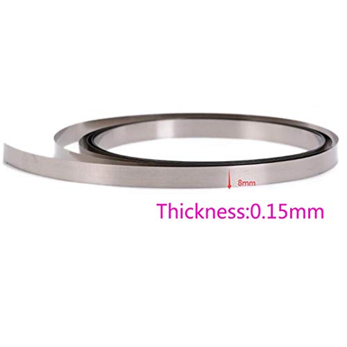 Product Cover Pure Nickel Strip,10m (1Roll) of 0.15x8mm Nickel Tap for 18650 26650 32650 AA Cell Battery Pack Spot Welding