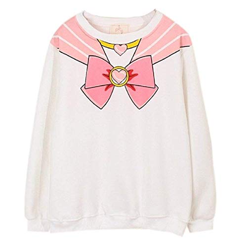 Product Cover BAIMORE Japan Harajuku Anime Sailor Moon Style Print Sweater Top Cute Cosplay