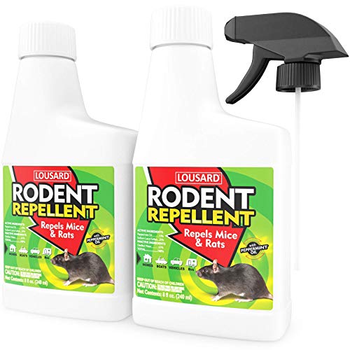Product Cover Lousard Mice Repellent Spray | Mouse, Rat, Rodent Control | Peppermint Essential Oil | Child and Pet Safe, Cruelty Free | No Poison or Toxic Chemicals