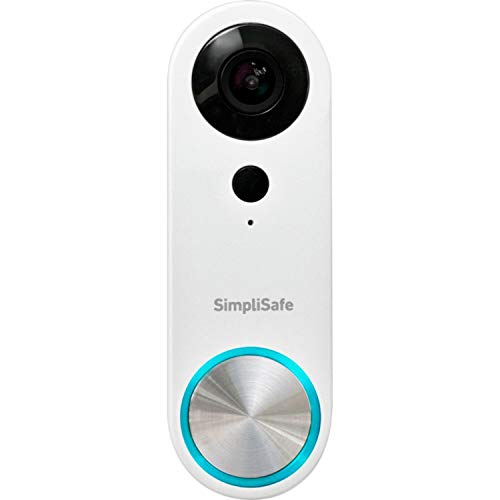 Product Cover SimpliSafe Pro Smart Home Security Wi-Fi Video Doorbell Wired Camera, White