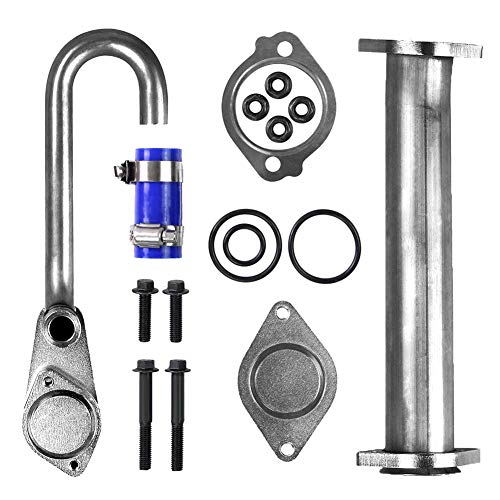 Product Cover 6.0 EGR Valve Pipe Kit fits Ford 6.0L Diesel Powerstroke | 03-07 Ford Super Duty F250 F350 F450 F550, 03-05 Ford Excursion, 04-10 Ford E350 E450 | Replace 904-228, 3C3Z6A642CA