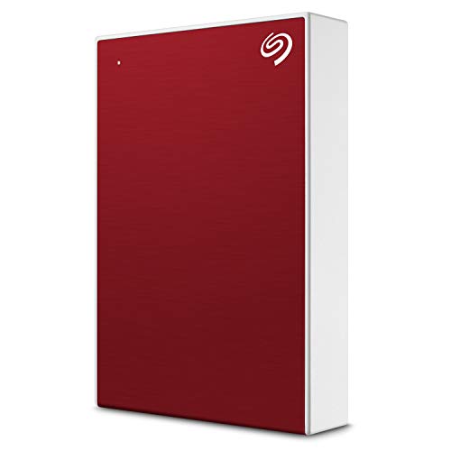 Product Cover Seagate Backup Plus Portable 4TB External Hard Drive HDD - Red USB 3.0 for PC Laptop and Mac, 1 year MylioCreate, 2 Months Adobe CC Photography (STHP4000403)