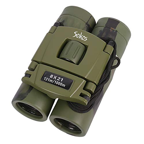 Product Cover Efast Kids Binoculars, 8x21 Kids Gifts Folding Spotting Telescope Binoculars for Bird Watching, Hiking and Educational Learning, Toys for Boys and Girls (Camouflage)