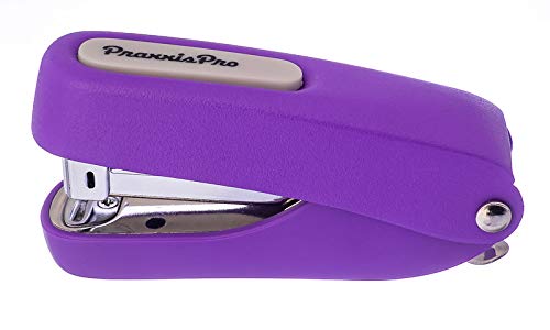 Product Cover Aria-Plus Half-Strip Mini Compact Stapler with Standard Staples for School, Office, Travel (Purple)