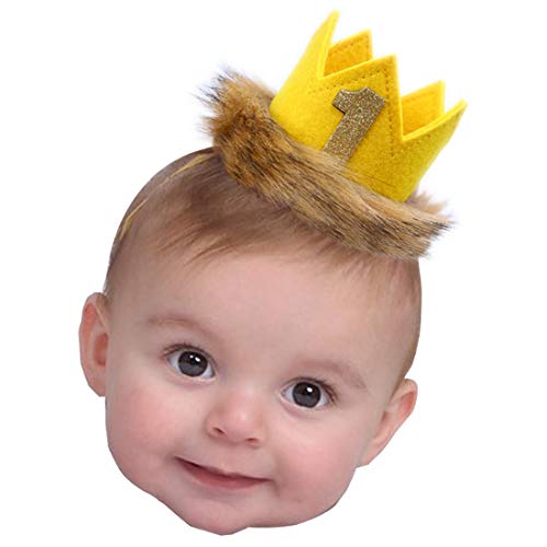 Product Cover Where The Wild Things are Party Supplies - Wild One Crown for Birthday Decorations|| Where The Wild Things are Birthday|| Birthday Souvenir and Gifts for Kids (Wild One Crown)