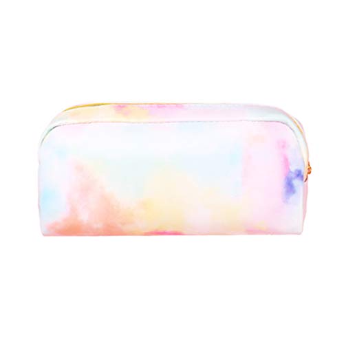 Product Cover Kawaii Pencil Case Colorful Pink Makeup Cosmetics Bag Pen Box Storage Pouch Case School Supplies Stationery
