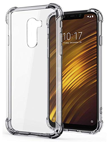 Product Cover Nik case Mobile Cover (Soft & Flexible Back case) for Xiaomi Poco F1 (Transparent)