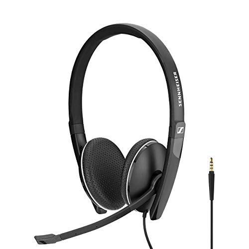 Product Cover Sennheiser SC 165 (508319) - Double-Sided (Binaural) Headset for Business Professionals | with HD Stereo Sound, Noise-Canceling Microphone (Black)