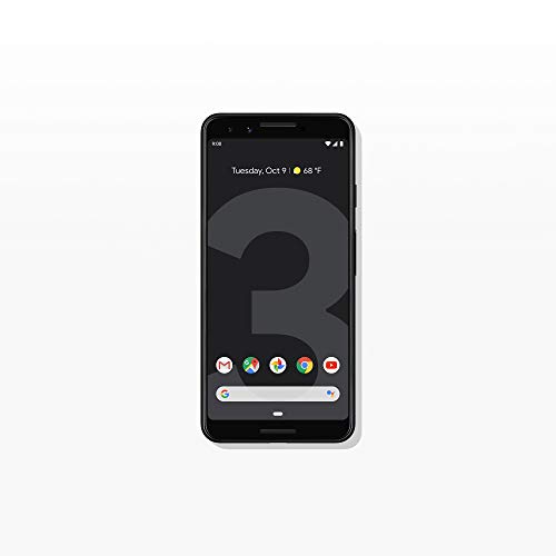 Product Cover Google - Pixel 3 with 64GB Memory Cell Phone (Unlocked) - Just Black