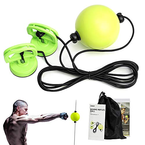 Product Cover DMAR Boxing Reflex Ball Double End Boxing Speed Ball Adjustable Height PU Punch Training Fitness Sports Practical Equipment for Teenagers and Adults