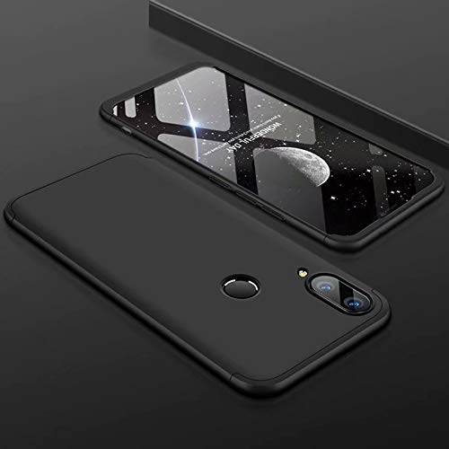 Product Cover MYLB-US Xiaomi Redmi Note 7 case Ultra-Thin 360-degree Body Protection [3 in 1] Removable PC Hard Shell, Suitable for Xiaomi Redmi Note 7 case (Black)