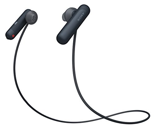 Product Cover Sony WI-SP500 Wireless in-Ear Sports Headphones, Black (WISP500/B) (Renewed)