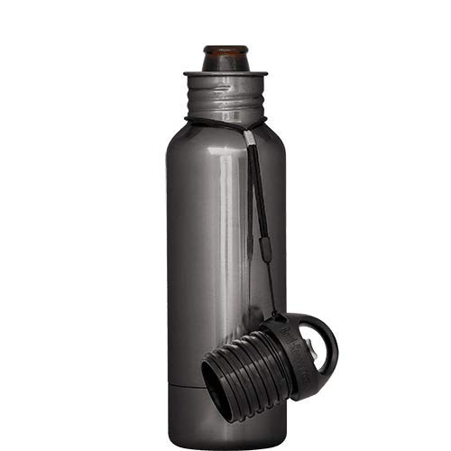 Product Cover BottleKeeper - The Standard 2.0 - The Original Stainless Steel Bottle Holder and Insulator to Keep Your Beer Colder (Black Chrome)