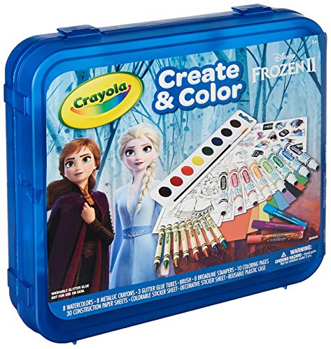Product Cover Crayola Frozen 2 Art Set, Arts & Crafts, Gift for Kids, Ages 5, 6, 7, 8
