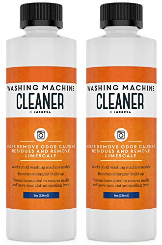 Product Cover 2 Pack Washing Machine Cleaner for All Washers (Top Load, Front Load, HE and Non-HE) Compatible with Maytag, Whirlpool, Kenmore Made in USA - Four Uses