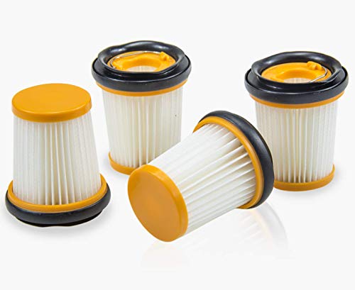 Product Cover Fabric Vacuum Filter Compatible with Shark ION W1 S87 Cordless Handheld Vacuum WV200, WV201, WV205, WV220. Compare to Part # XHFWV200. 4-Pack ...