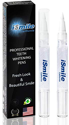 Product Cover iSmile Teeth Whitening Pen (2 PACK), 35% Carbamide Peroxide Gel, 30+ Whitening Treatments, For Sensitive Teeth, Refill Kit, Pure Pearl White, Made in USA - by iSmile California