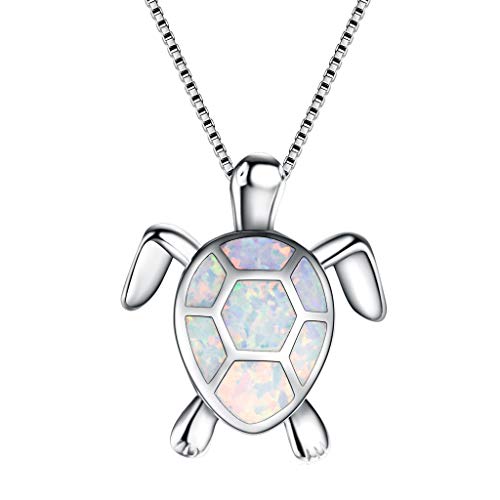 Product Cover  Orcbee  _Women Charm Cute Sweater Necklace Opal Turtle Pendant Jewelry Ornament