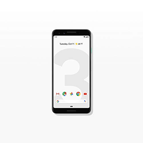Product Cover Google - Pixel 3 with 64GB Memory Cell Phone (Unlocked) - Clearly White