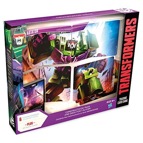 Product Cover Transformers TCG: Devastator Deck | Ready-to-Play Deck | 46 Cards Incl. Devastator's Combiner Team