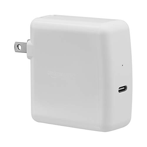 Product Cover AmazonBasics 65W One-Port USB-C 3.0 Wall Charger for Laptops, Tablets and Phones - White