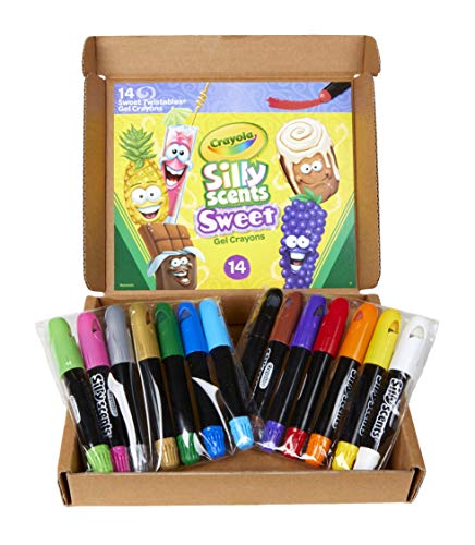 Product Cover Crayola Silly Scents Gel Crayons, Scented Crayons, 14Count, Gift for Kids, Age 3, 4, 5, 6