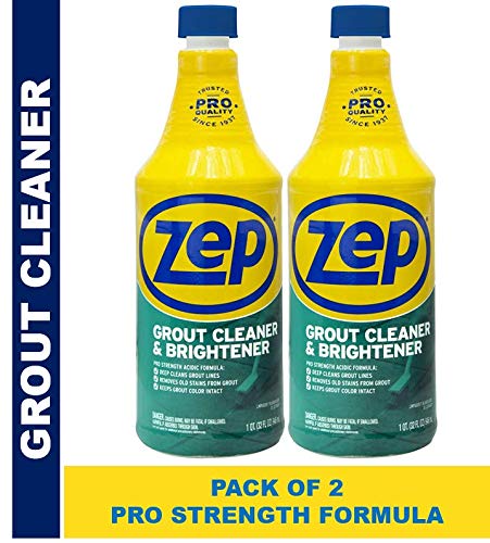 Product Cover Zep Grout Cleaner and Brightener 32 Ounce ZU104632 (Pack of 2) Deep Cleaning Pro Formula