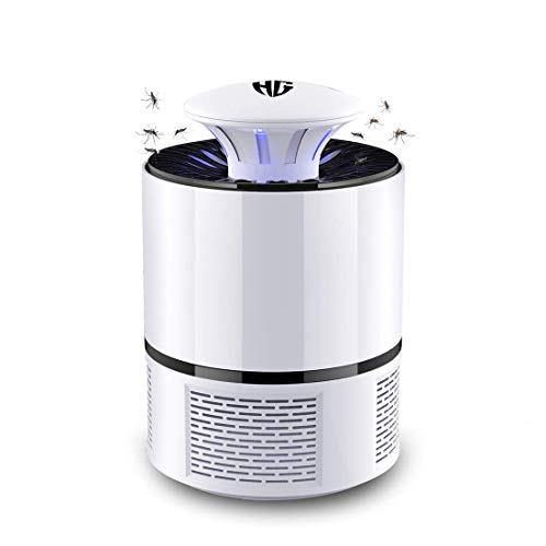 Product Cover Huntingood Electric Mosquito Insect Killer/Bug Zapper with 360 Degrees LED Trap Lamp for Indoor(White)