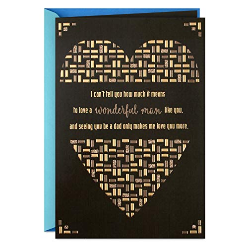Product Cover Hallmark First Fathers Day Card for Husband or Boyfriend (Wonderful Man)