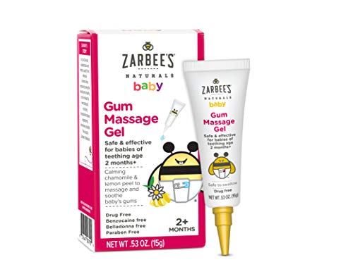 Product Cover Zarbee's Naturals Baby Gum Massage Gel, 0.53 Ounce, Safe & Effective for Babies of Teething Age