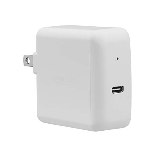 Product Cover AmazonBasics 30W One-Port USB-C 3.0 Wall Charger for Laptops, Tablets and Phones - White