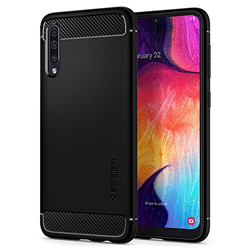 Product Cover Spigen Rugged Armor Designed for Samsung Galaxy A50 / A50s / A30s Case (2019) - Matte Black
