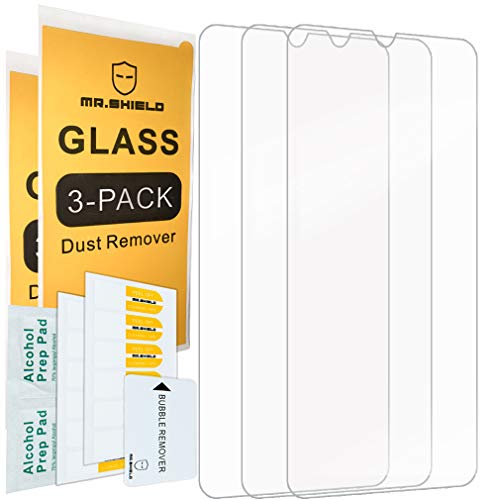 Product Cover [3-Pack]-Mr.Shield for Samsung Galaxy A30 [Tempered Glass] Screen Protector with Lifetime Replacement