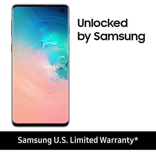 Product Cover Samsung Galaxy S10 Factory Unlocked Phone with 128GB (U.S. Warranty), Prism White (Renewed)