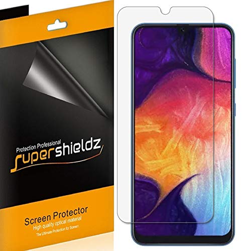 Product Cover (6 Pack) Supershieldz for Samsung Galaxy A50 Screen Protector, High Definition Clear Shield (PET)