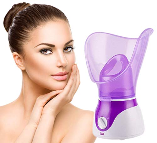 Product Cover Facial Steamer,Professional Spa Home Facial Steamer Sauna Pores Cleanse-BPA Free Warm Mist Moisturizing Humidifier-Leakproof-Temp Control-Fast Steam Sprayer for Skin Rejuvenate Hydrate Face Steamer