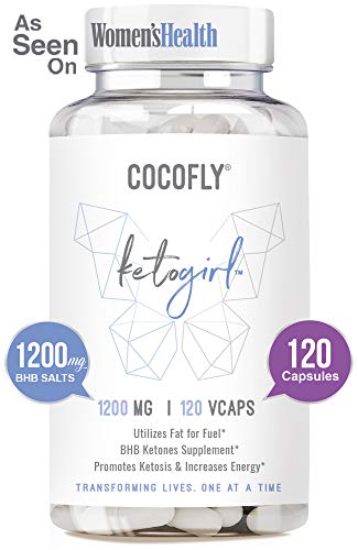 Product Cover COCOFLY Ultra Fast Keto Boost - 1200 mg KetoGirl Burn Pills for Women, Utilize Fat for Energy, Super Rapid Ketosis, Enhanced Pure BHB Salts, 6X Advanced Weight Loss Supplement, Slim Exogenous Ketones
