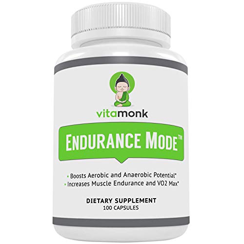 Product Cover Endurance ModeTM Endurance Supplement by Vitamonk - Fast Acting Endurance Booster - Break Through Plateaus With Quick V02 Boost Made With All-Natural Cordyceps Sinensis, L-Carnitine L-Tartrate and More