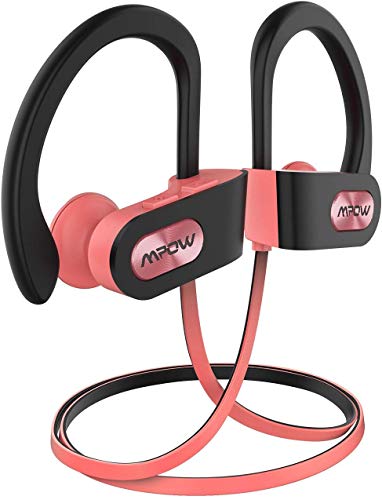 Product Cover Mpow Flame Bluetooth Headphones Sport IPX7 Waterproof Wireless Sport Earbuds, Richer Bass HiFi Stereo in-Ear Earphones, 7-9 Hrs Playback, Running Headphones W/CVC6.0 Noise Cancelling Mic, Pink