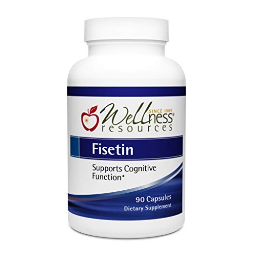 Product Cover Fisetin - Great Value for Top Quality (100mg, 90 Capsules) - Novusetin Supplement for Memory, Focus, Brain Health - Gluten-Free, Non-GMO, Vegan