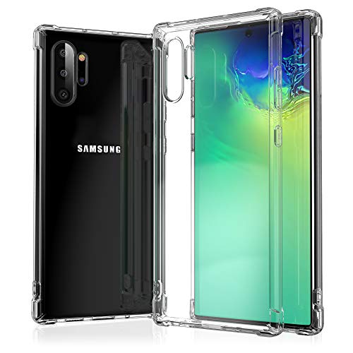 Product Cover Smiling Case for Galaxy Note 10+ Plus, Note 10 Plus 5G Case Crystal Clear Ultra -Thin Slim Fit Soft TPU Anti-Scratch Protective Cover for Samsung Galaxy Note 10 Plus (Galaxy Note 10 Pro Case)