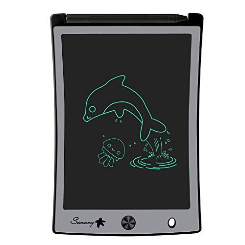 Product Cover LCD Writing Tablet, 8.5 Inch Drawing Tablet Kids Tablets Doodle Board, Drawing Board Gifts for Kids and Adults at Home, School and Office (Black)