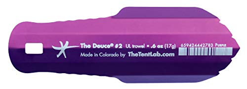 Product Cover TheTentLab New Improved Deuce(R) Ultralight Backpacking Potty Trowel - Now in 3 Sizes (madeinUS-Purple, 2)