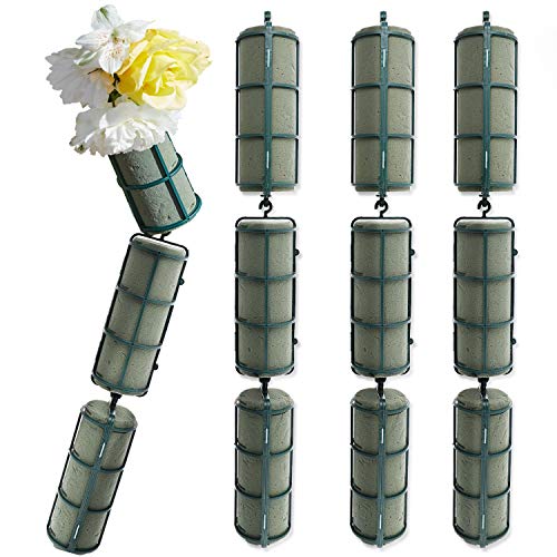 Product Cover Bright Creations 12-Piece Floral Wet Foam Garland for Fresh Flowers, 2 x 5 Inches Each