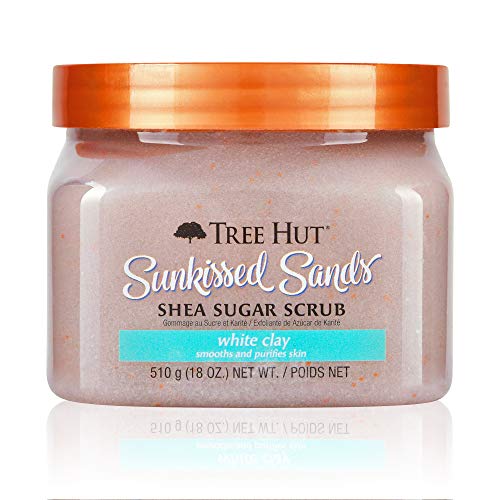 Product Cover Tree Hut Shea Sugar Scrub Sunkissed Sands, 18oz, Ultra Hydrating & Exfoliating Scrub for Nourishing Essential Body Care