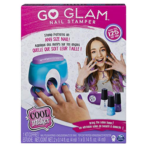 Product Cover Cool MAKER, GO Glam Nail Stamper, Nail Studio with 5 Patterns to Decorate 125 Nails (Packaging May Vary)